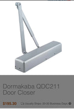Load image into Gallery viewer, QDC 211 Commercial door closer