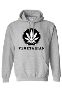Men's/Unisex Pullover Hoodie Vegetarian Life Style