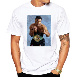Fashion Mike Tyson Poster Printed Casual T-Shirt